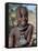 Young Himba Girl, Her Body Lightly Smeared with Mixture of Red Ochre, Butterfat and Herbs, Namibia-Nigel Pavitt-Framed Stretched Canvas