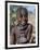 Young Himba Girl, Her Body Lightly Smeared with Mixture of Red Ochre, Butterfat and Herbs, Namibia-Nigel Pavitt-Framed Photographic Print