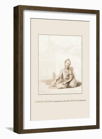 Young Hindoo-Baron De Montalemert-Framed Art Print