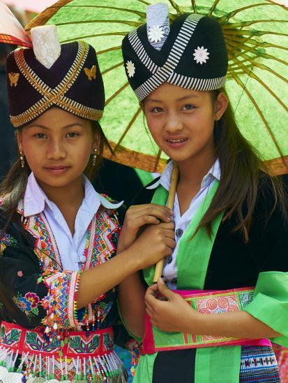 Young Hmong Women in Traditional Dress, Lao New Year Festival, Luang Prabang, Laos, Indochina Photographic Print | AllPosters.com Young Hmong Women in Traditional Dress, Lao New Year Festival, Luang Prabang, Laos, Indochina Photographic Print | AllPosters.com