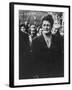 Young Hungarian Singing Patriotic Song in an Effort to Obtain UN Help During Revolution-Michael Rougier-Framed Photographic Print