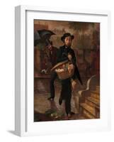 Young Husband, First Marketing, 1854-Lilly Martin Spencer-Framed Giclee Print