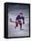 Young Ice Hockey Player in Action-null-Framed Stretched Canvas
