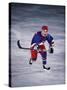 Young Ice Hockey Player in Action-null-Stretched Canvas