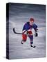 Young Ice Hockey Player in Action-null-Stretched Canvas