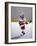 Young Ice Hockey Player in Action-null-Framed Photographic Print