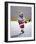 Young Ice Hockey Player in Action-null-Framed Photographic Print