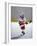 Young Ice Hockey Player in Action-null-Framed Photographic Print