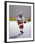 Young Ice Hockey Player in Action-null-Framed Photographic Print