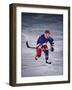 Young Ice Hockey Player in Action-null-Framed Photographic Print