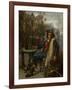 Young Italian Street Musician, C.1877-Thomas Couture-Framed Giclee Print