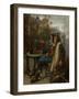 Young Italian Street Musician, C.1877-Thomas Couture-Framed Giclee Print