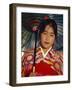 Young Japanese Girl in Kimono, Japan-Gavin Hellier-Framed Photographic Print