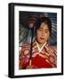 Young Japanese Girl in Kimono, Japan-Gavin Hellier-Framed Photographic Print