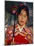 Young Japanese Girl in Kimono, Japan-Gavin Hellier-Mounted Photographic Print