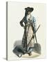 Young Javan Man in War Dress-null-Stretched Canvas