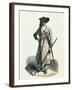 Young Javan Man in War Dress-null-Framed Giclee Print