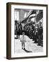 Young John Kennedy Jr, the President's Son, 'Inspects' the Honor Guard-null-Framed Photo