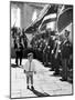 Young John Kennedy Jr, the President's Son, 'Inspects' the Honor Guard-null-Mounted Photo