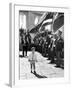 Young John Kennedy Jr, the President's Son, 'Inspects' the Honor Guard-null-Framed Photo