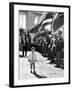 Young John Kennedy Jr, the President's Son, 'Inspects' the Honor Guard-null-Framed Photo