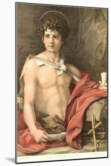 Young John the Baptist-null-Mounted Art Print