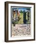Young Knight Stands Before a Gravestone, Livre du Coeur D'Amours Espris by Rene D'Anjou, 1465-null-Framed Giclee Print