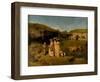 Young Ladies of the Village, 1851-2-Gustave Courbet-Framed Giclee Print