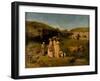 Young Ladies of the Village, 1851-2-Gustave Courbet-Framed Giclee Print