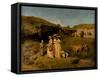 Young Ladies of the Village, 1851-2-Gustave Courbet-Framed Stretched Canvas