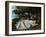 Young ladies on the banks of the Seine River. (1856).-Gustave Courbet-Framed Giclee Print