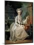 Young Lady at a Cage, 1784-Jean-Baptiste Charpentier-Mounted Giclee Print