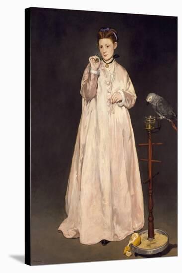 Young Lady in 1866, 1866-Edouard Manet-Stretched Canvas