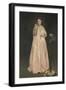 Young lady in 1866-Edouard Manet-Framed Giclee Print