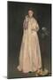 Young lady in 1866-Edouard Manet-Mounted Giclee Print