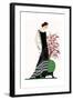 Young Lady in Black Evening Dress by Jeanne Lanvin-null-Framed Giclee Print