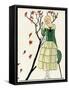 Young Lady in Dress by Paul Poiret-null-Framed Stretched Canvas