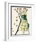 Young Lady in Dress by Paul Poiret-null-Framed Art Print