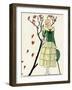 Young Lady in Dress by Paul Poiret-null-Framed Art Print