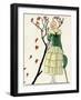 Young Lady in Dress by Paul Poiret-null-Framed Art Print