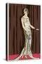 Young Lady in Evening Dress by Jeanne Lanvin-null-Stretched Canvas