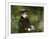 Young Lady in the Park, C1880-Mary Cassatt-Framed Giclee Print