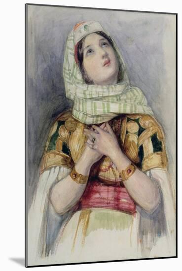 Young Lady in Turkish Dress-John Frederick Lewis-Mounted Giclee Print