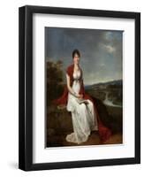 Young Lady (Oil on Panel)-Adele Romany-Framed Giclee Print