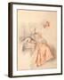 Young Lady Reading and a Page-Jacques-André Portail-Framed Giclee Print