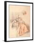 Young Lady Reading and a Page-Jacques-André Portail-Framed Giclee Print