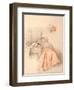 Young Lady Reading and a Page-Jacques-André Portail-Framed Giclee Print