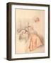 Young Lady Reading and a Page-Jacques-André Portail-Framed Giclee Print