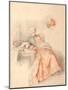Young Lady Reading and a Page-Jacques-André Portail-Mounted Giclee Print