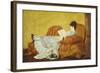 Young Lady Reading-Mary Cassatt-Framed Giclee Print